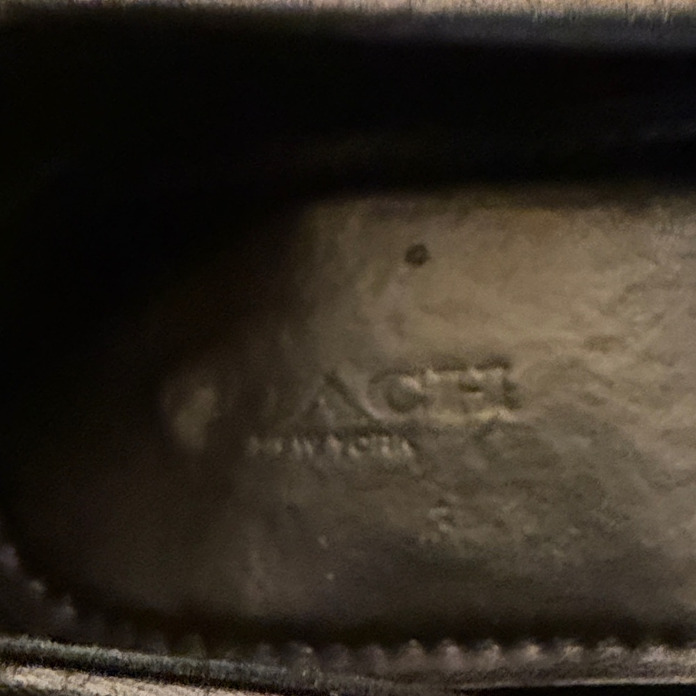 Coach Women's Black Leather Moccasin Loafers - Picture 2 of 3